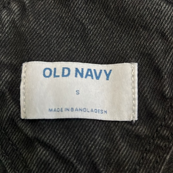 NWT black slouchy short overalls - Picture 3 of 4